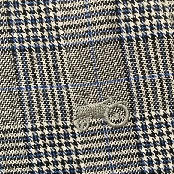 Moods of Norway Wool Glen Plaid Dress Pants Men's Tailored Norwegian Designer